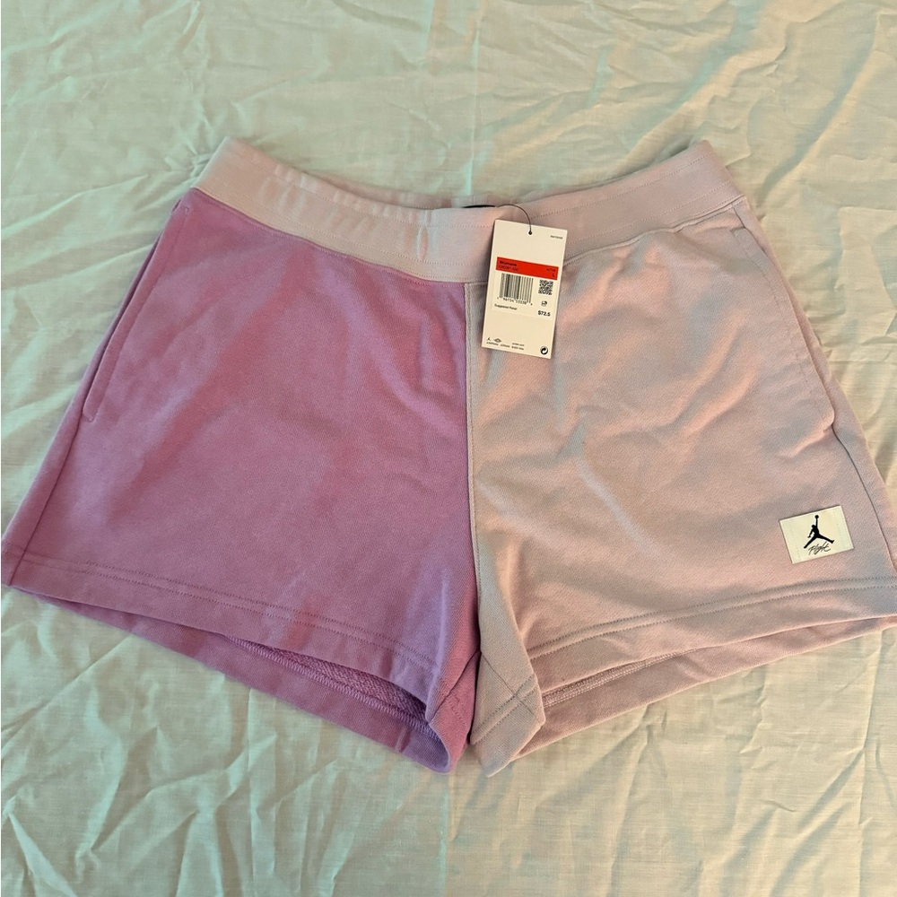 Women's Jordan Flight Fleece Colorblock Shorts
